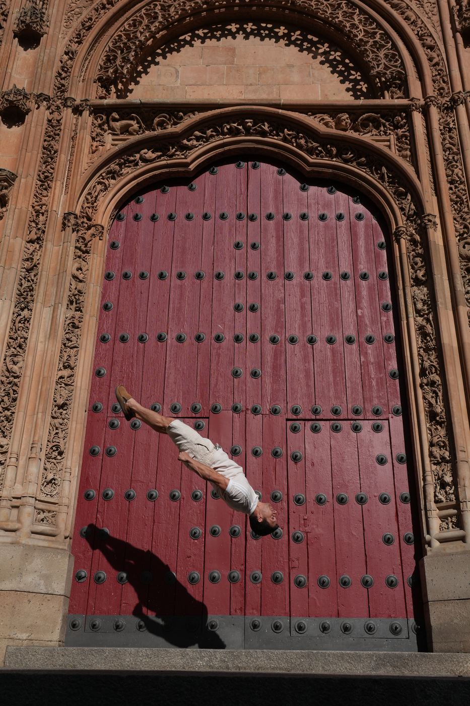 The cathedral door · Salamanca